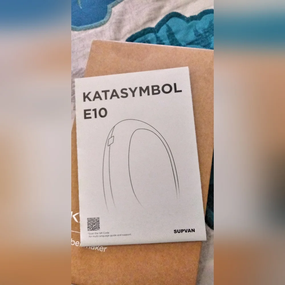 Kata Symbol E 10 by Supvan Label Maker/Green/Size: 131×80×34 MM